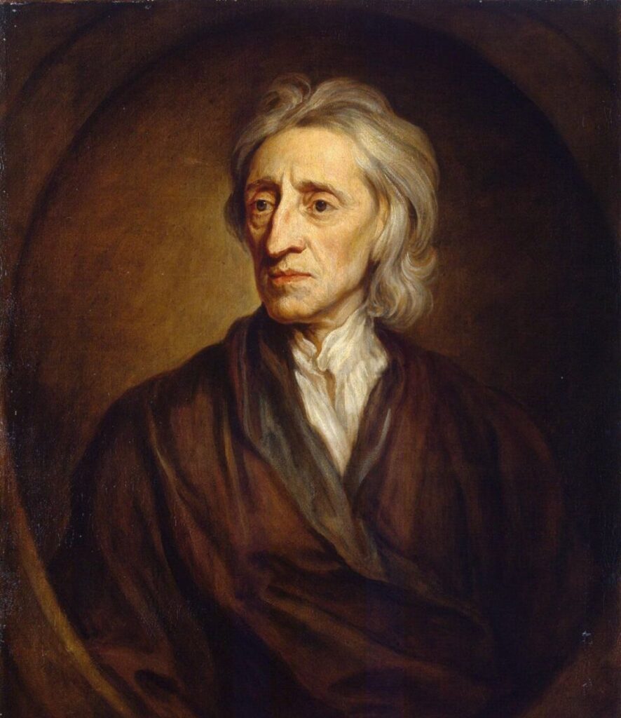 Imagem de John Locke, filósofo empirista cuja defesa da experiência sensorial como fonte de conhecimento foi fundamental para o desenvolvimento da Filosofia Experimental.