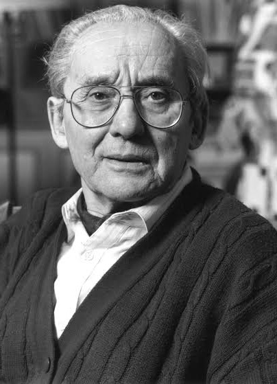 Retrato de Paul Ricoeur, filósofo francês fundamental para o desenvolvimento da Filosofia da Narrativa, conhecido por seus estudos sobre identidade e tempo.